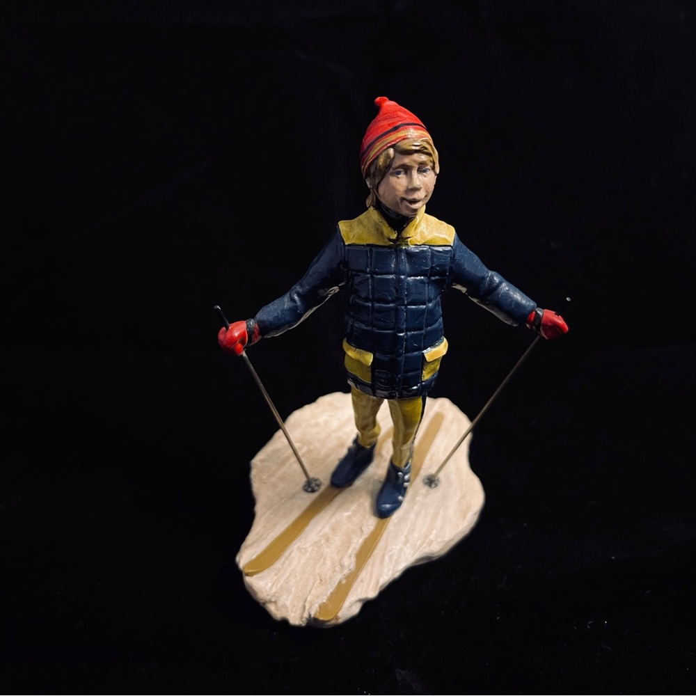 Children of the World Hand Painted Pewter-“The Swedish Boy”-Retired